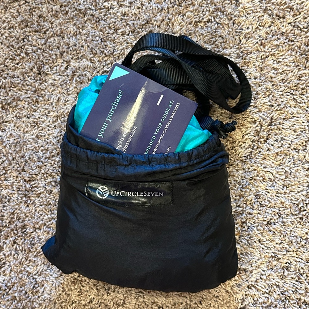 UpCircleSeven Turquoise Yoga Hammock NEW - Picture 9 of 9